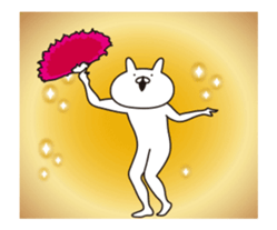 Move rabbit sticker #14385260