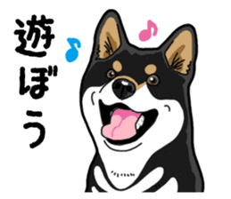 Daily Black Shiba Inu 4 sticker #14385294