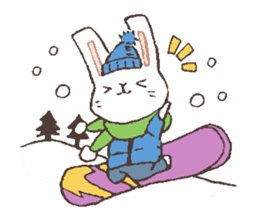 season rabbit sticker #14385600