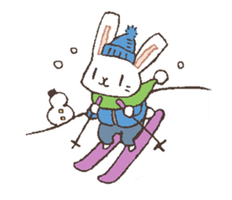 season rabbit sticker #14385601