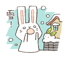 season rabbit sticker #14385602