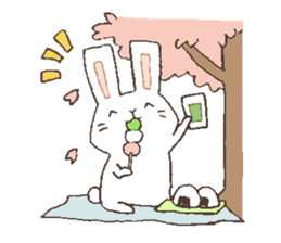 season rabbit sticker #14385609
