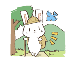 season rabbit sticker #14385615