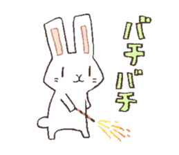 season rabbit sticker #14385619