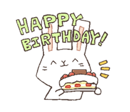 season rabbit sticker #14385628