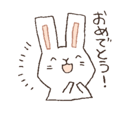 season rabbit sticker #14385632