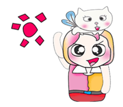 Mr. Kentaro and cat..^_^ sticker #14385726