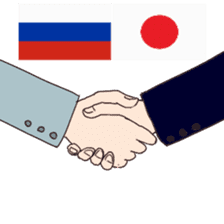 Business Russian and Japanese salary man sticker #14385837