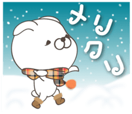 Rabbit Christmas & Happy New year sticker #14385903