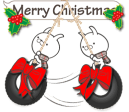 Rabbit Christmas & Happy New year sticker #14385907