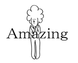 Afro Moai statue | A happy new year sticker #14385955