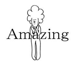 Afro Moai statue | A happy new year sticker #14385955