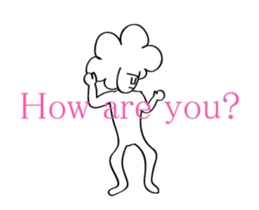 Afro Moai statue | A happy new year sticker #14385960