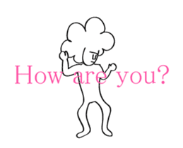 Afro Moai statue | A happy new year sticker #14385960