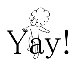 Afro Moai statue | A happy new year sticker #14385961