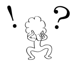 Afro Moai statue | A happy new year sticker #14385964