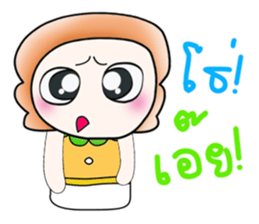 Hello my name is Tamura...^^ sticker #14386084