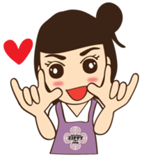 Zippy girl sticker #14386457