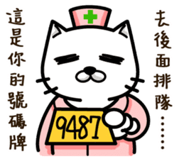 CAT hospital sticker #14386963