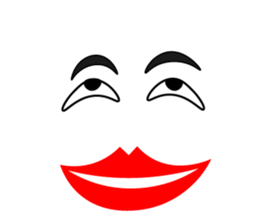 Facial face sticker #14387263