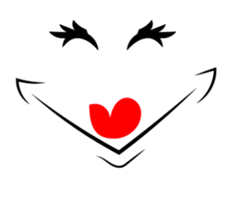 Facial face sticker #14387266