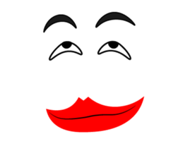 Facial face sticker #14387267