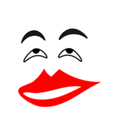 Facial face sticker #14387269