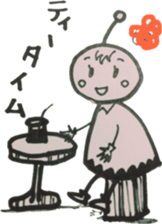 Little Naco is a Martian. sticker #14387504