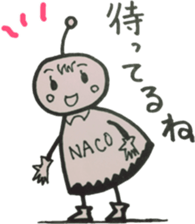 Little Naco is a Martian. sticker #14387506