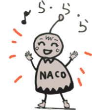 Little Naco is a Martian. sticker #14387509