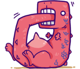 Oddmons and what they do T sticker #14387574