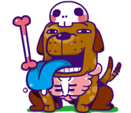 Oddmons and what they do T sticker #14387591