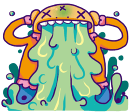 Oddmons and what they do T sticker #14387595