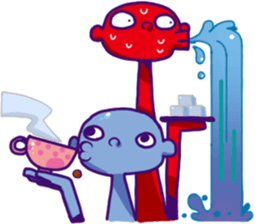 Oddmons and what they do T sticker #14387600