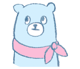 The bear in crayon sticker #14387726