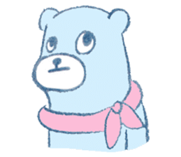 The bear in crayon sticker #14387728