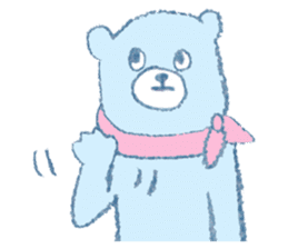 The bear in crayon sticker #14387732
