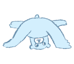 The bear in crayon sticker #14387735