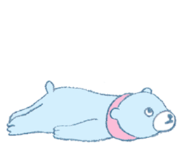 The bear in crayon sticker #14387736