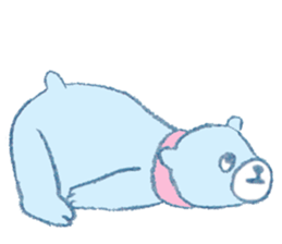 The bear in crayon sticker #14387737