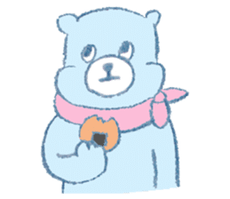 The bear in crayon sticker #14387746