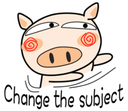 Cute pig everyday 3rd sticker #14387814