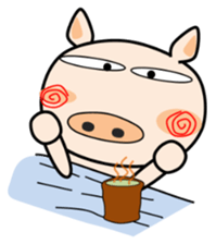 Cute pig everyday 3rd sticker #14387815