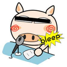 Cute pig everyday 3rd sticker #14387820