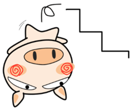 Cute pig everyday 3rd sticker #14387824