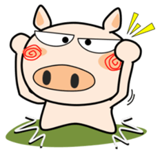 Cute pig everyday 3rd sticker #14387826
