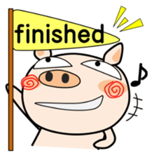 Cute pig everyday 3rd sticker #14387827