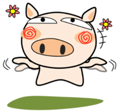 Cute pig everyday 3rd sticker #14387828