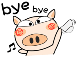 Cute pig everyday 3rd sticker #14387829