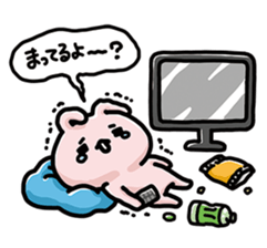 Lonely too rabbit sticker #14387952